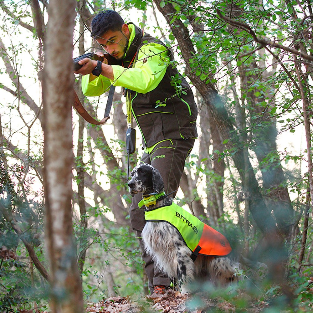 Capa de alta visibilidad para perros de caza BITRABI