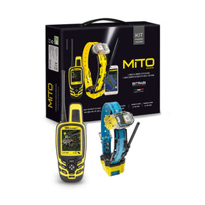 Kit Collar Radio GPS Mito 5100 con Beeper + Mando localizador BS Planet 3000 Open Map Unico BITRABI