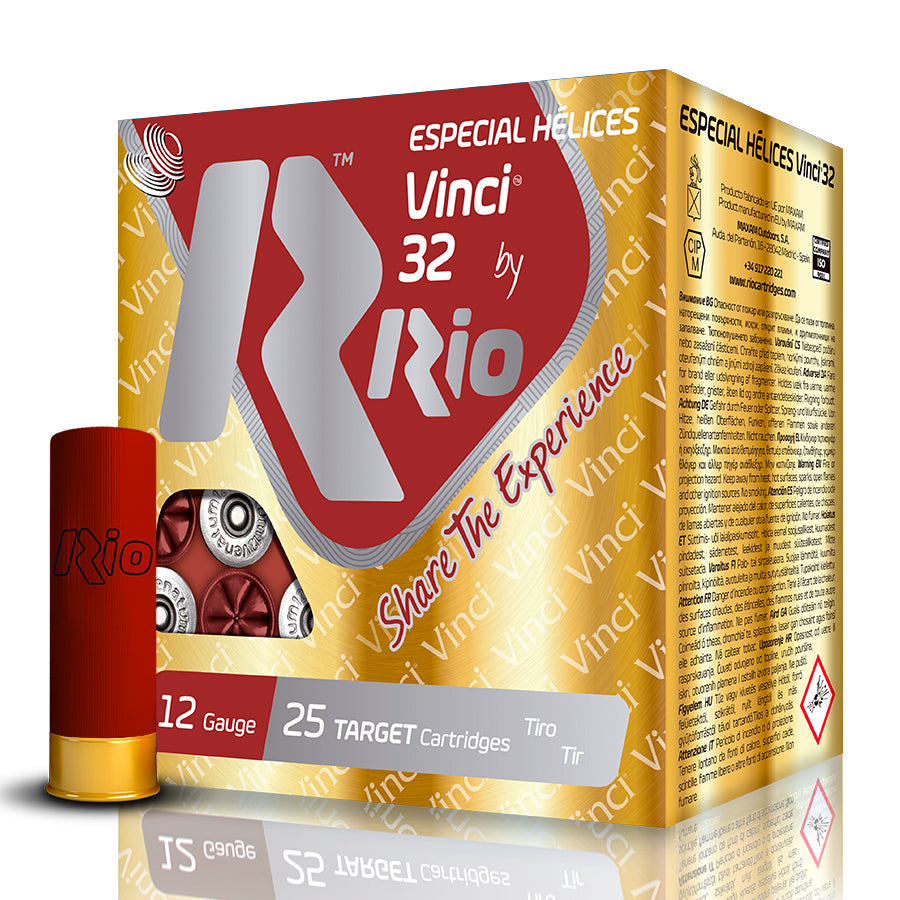 Cartuchos de caza RIO Vinci Especial Hélices 32 gr Calibre 12