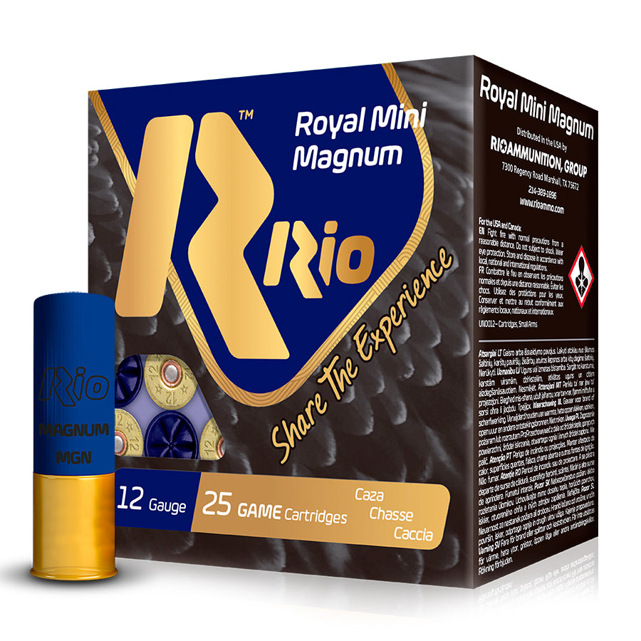 Cartuchos de caza RIO Royal Mini Magnum Calibre 12 - 42 gr