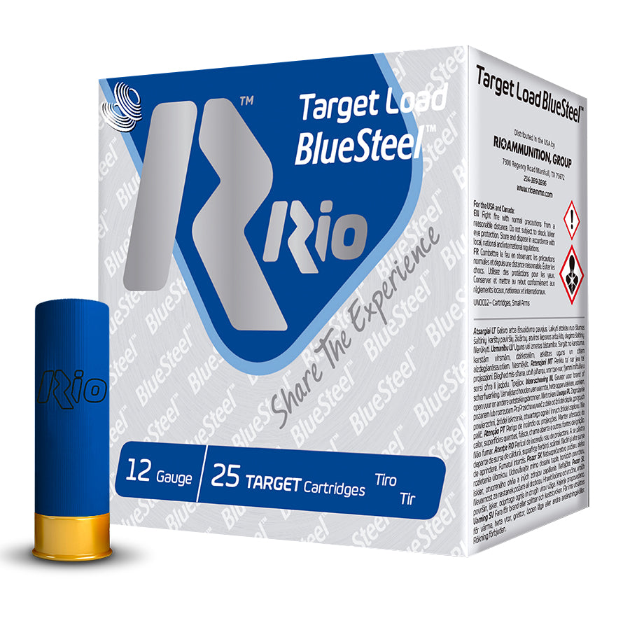 Cartuchos de caza RIO Target Load BlueSteel 28 gr Calibre 12