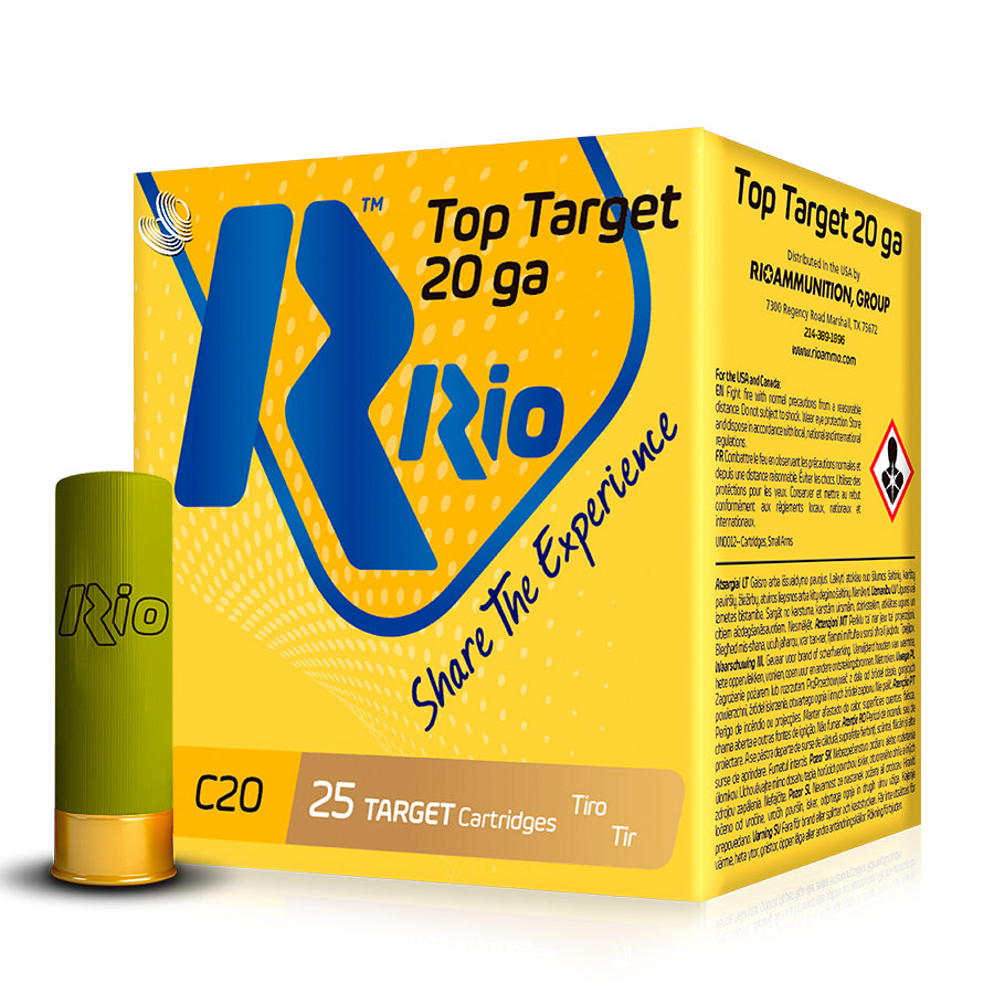 Cartuchos de caza RIO Top Target 28 gr Calibre 20