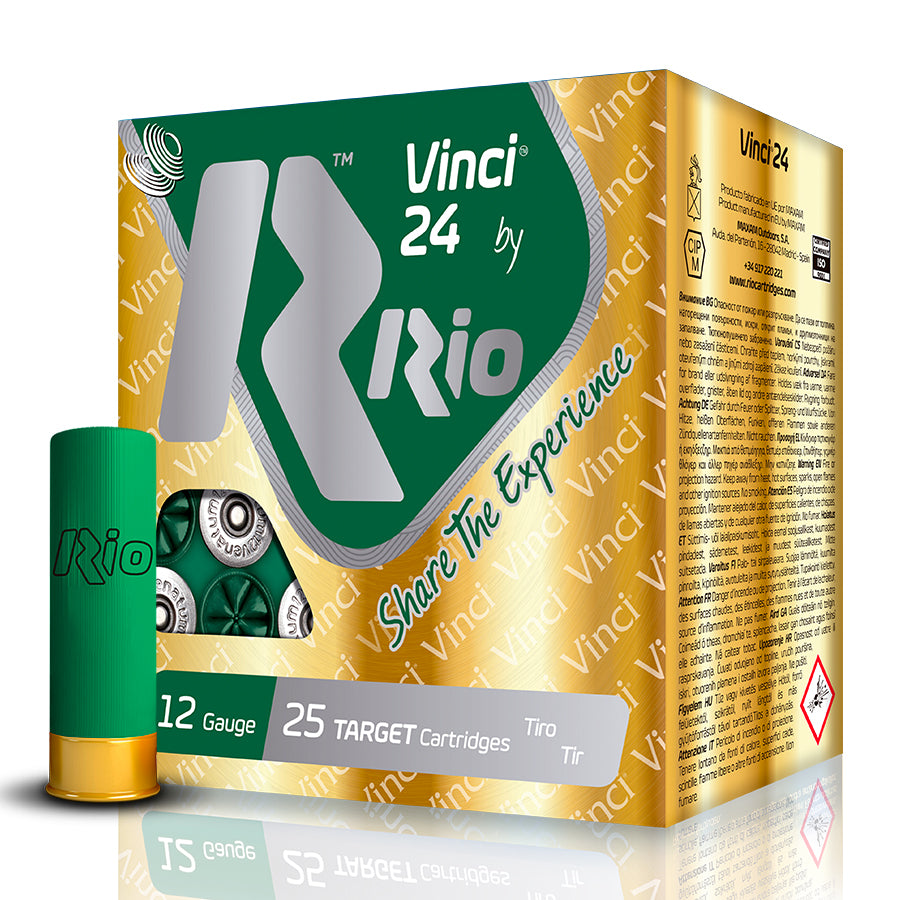 Cartuchos de caza RIO Vinci Competition 24 gr Calibre 12